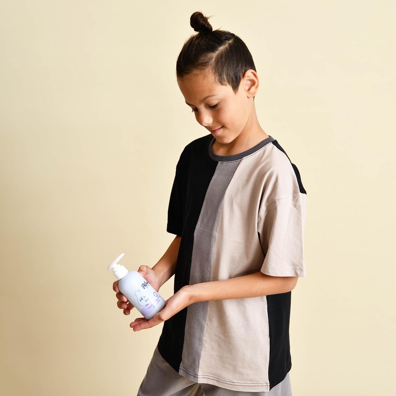 Lav Kids Natural Hair Care Bundle for Daily Use, Algae
