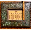 TIFFANY STUDIOS FRAME #939 Perpetual Calendar Inserts: Beige or Green