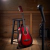 Ashthorpe 38-inch Beginner Acoustic Guitar Package (Red), Basic Starter Kit