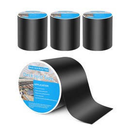 FAHKNS Joist Tape for Decking, 6" x 50' Seal Butyl Joist Tape Waterproof Weather Resistance Anti-Corrosion Deck Tape for Protect Deck Joist Beams