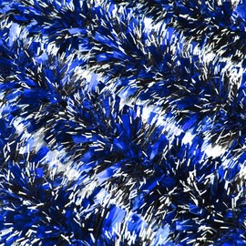 eBoot 32.8 Feet Christmas Tinsel Garland Thick Shiny Garland Glittering Christmas Tree Hanging Decoration for Christmas Party Indoor and Outdoor Decorations (Blue)