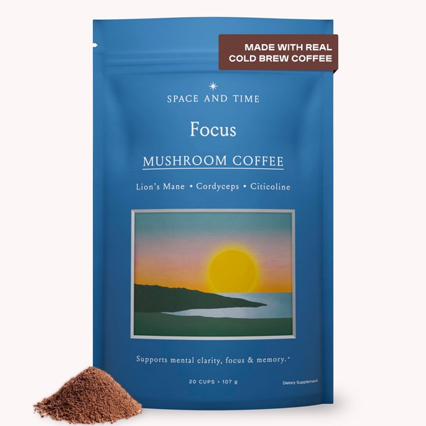 SPACE AND TIME Focus - Mushroom Coffee - 20 Cups