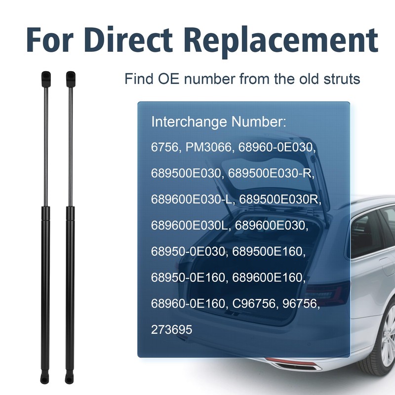 Rear Liftgate Hatch Tailgate Struts Lift Support Shocks for Lexus