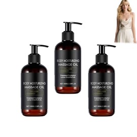 Aceite de Masaje Anticelulítico,Aceite Corporal Reafirmante que Reduce las Líneas de Expresión,Ace/ite de Masaje Corporal Reafirmante para Mujeres y Hombres,Aceites Hidratantes el Cuerpo (3 PCS)
