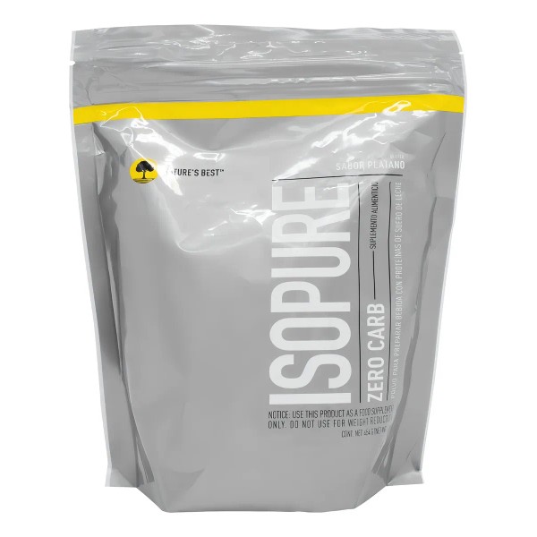 Nature´s Best Zero Carb Isopure 454 Grs Sabor Plátano