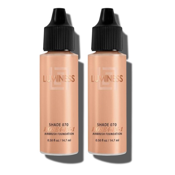 Luminess Air Rose 4-in-1 Airbrush Foundation - Shade 070, 0.50