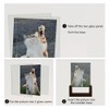 RLAVBL 5x7 Picture Frame Set of 2, Rustic Glass Photo