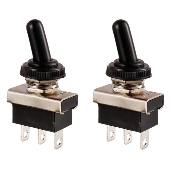BOJACK Toggle Switch SPDT ON-ON 3 Terminal pin 12 VDC