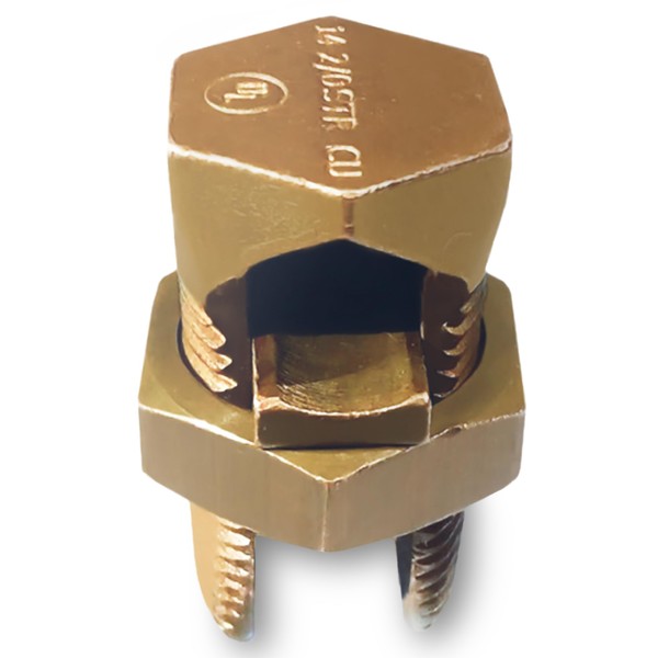 OHLECTRIC High Conductivity Hex Head Split Bolt Connectors, Reliable Copper