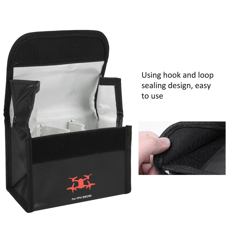 Battery Safe Bag ExplosionProof Fireproof Lipo Battery Protective Bag for