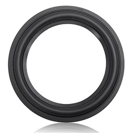 GOZAR Black 6.1 Inch Speaker Surround Decorative Circle Repair Foam for Bass Woofer Horn