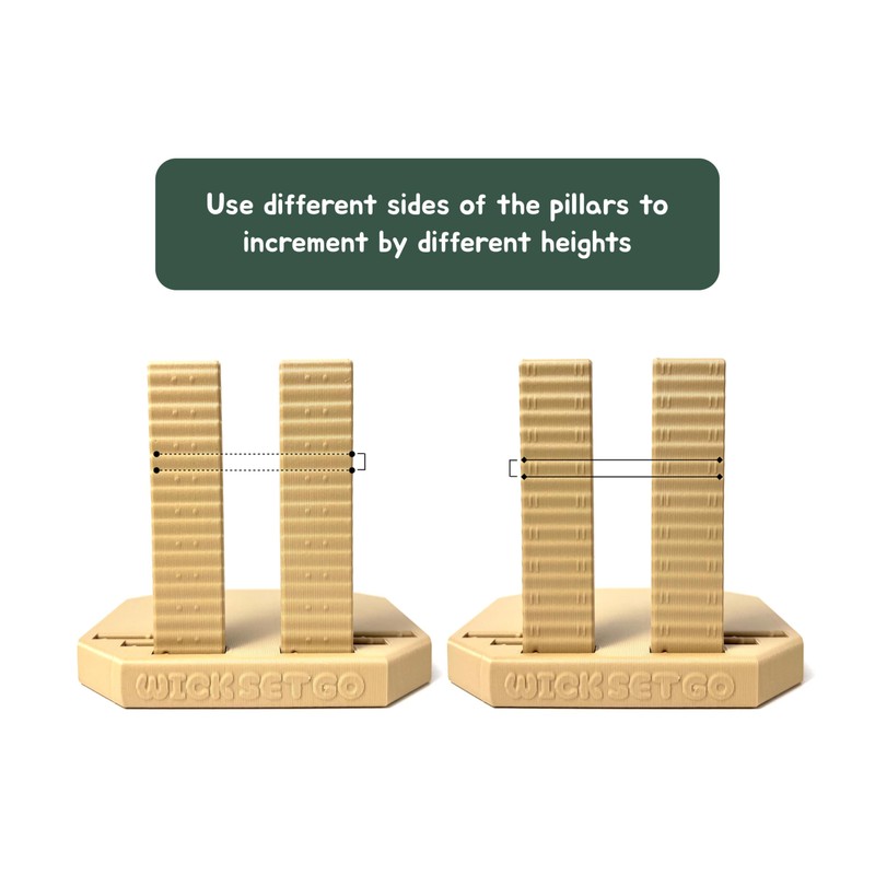 Sticker Label Application Installation Tool for Jars, Containers, Bottles, Adjustable