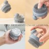 Georgex Cepillo Corporal Silicona Pcs Baño Lavar Cabello Bañarse Diluir