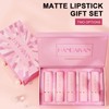 HANDAIYAN 5pcs Matte Lipstick Set Waterproof Long Lasting Non-stick Cup