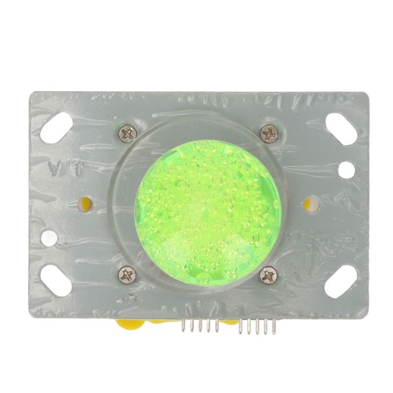 Arcade Joystick Kit Colorful 5 Pin Oval Crystal Fully Automatic
