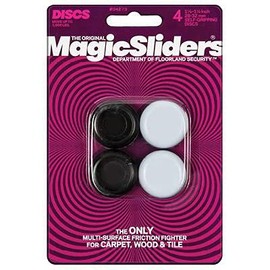 Magic Sliders 04273 Surface Protectors, Chair & Table Grips, 1-1/8 x 1-1/4-In., 4-Pk. - Quantity 5