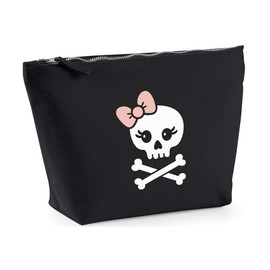 Hippowarehouse Cute Skull Printed Make up Cosmetic wash Bag 18x19x9cm