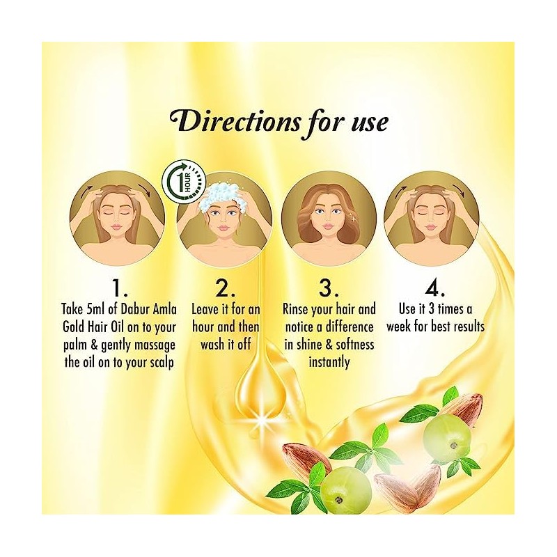 Dabur Amla Gold Hair Oil 200 ml