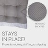 Arlee - Tyler Chair Pad Seat Cushion, Memory Foam, Non-Skid