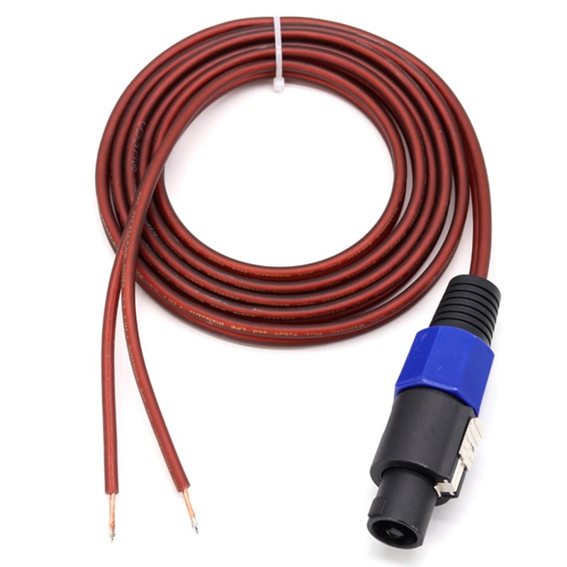 CosyCaya Speakon Loudspeaker Cable, Blank Cable, Open End Amplifier Cable,