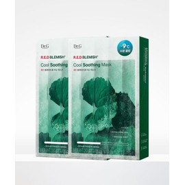 Dr.G Red Blemish Cool Soothing Mask 10 sheets x 2 FREE / 닥터지 레드 블레미쉬 쿨 수딩 마스크 10매x2개 FREE