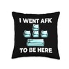 WASD Gaming Keyboard Keycap Player Throw Pillow