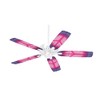 Tie Dye Peace Sign 110 - Ceiling Fan Skin Kit