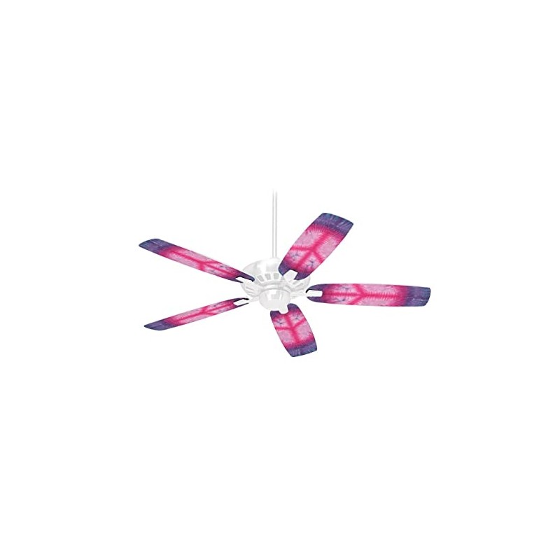 Tie Dye Peace Sign 110 - Ceiling Fan Skin Kit