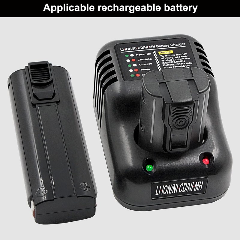 Tnvodejo 7.4V 1.2A 6V 50/60Hz Input 100-240V Li-ion NI-MH Battery