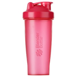 BlenderBottle Classic Shaker with BlenderBall, Ideal as Protein Shaker, Water Bottle, Drinking Bottle, BPA-Free, Measuring Scale up to 600 ml, Capacity 820 ml, Pink