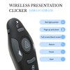 Presentation Clicker, Ergonomic Wireless Presenter Remote Control with USB Wireless