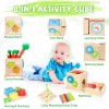 Justwood Montessori Toys For 1+ Year Old 8in1 Wooden Play