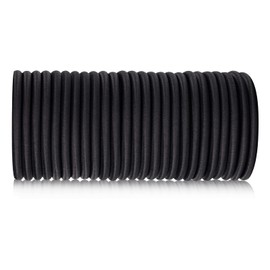 Ultimate Resistant 10M Elasticated Secure Rope, Bungee Straps, Elastic Bungee Cords and Fixings, Premium Black 6 mm Shock Cord, Resilient and Versatile, Perfect for Transport, Bicycle, and Loading