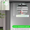 2pcs Blind Wand, Curtain Pull Rods Blind Opener with Window