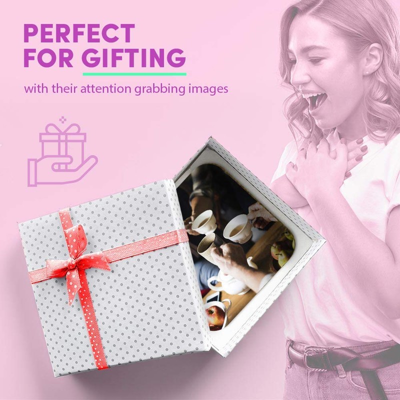 1 x Square MDF Fridge Magnet - Cute Tea Coffee