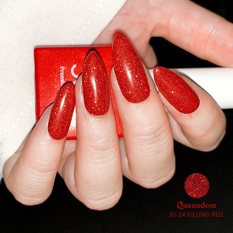 Jello Jello Queendom 8-piece set winter glitter gel / 젤로젤로