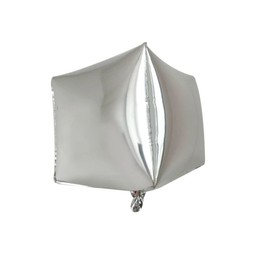 SHOWERORO 5pcs Silver Aluminum Film Balloons Party Supplies for Birthday Wedding and Festival Celebrations Reusable Foil Decoration for Happy Atmosphere