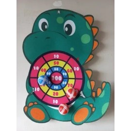 Juego Tiro Al Blanco D Fieltro Tablero 26cm Y 3 Bolas Velcro