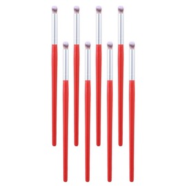 outopen 8Pcs Nail Ombre Brush Set, Nails Art Gradient Painting Blending Brushes with Wooden Handles Detailed Design Gel Polish Acrylic Powder Manicure Tools