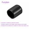 sourcing map 10 Pack 18mm ID Black Screw Thread Protectors
