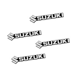 Suzuki Car Logo Horn Stickers, Speaker Decal Stickers, 3D Aluminum Car Emblems, Metal Decorative Logo Badge Stickers for Interior Decoration Accessories, Set of 4