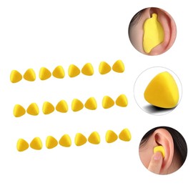 Healvian 1set Moldable Earplugs for Sleeping Noise Cancelling Sound Insulation Soft Ear Plugs for Study and Work Comfortable Noise Reduction for Travel Yellow