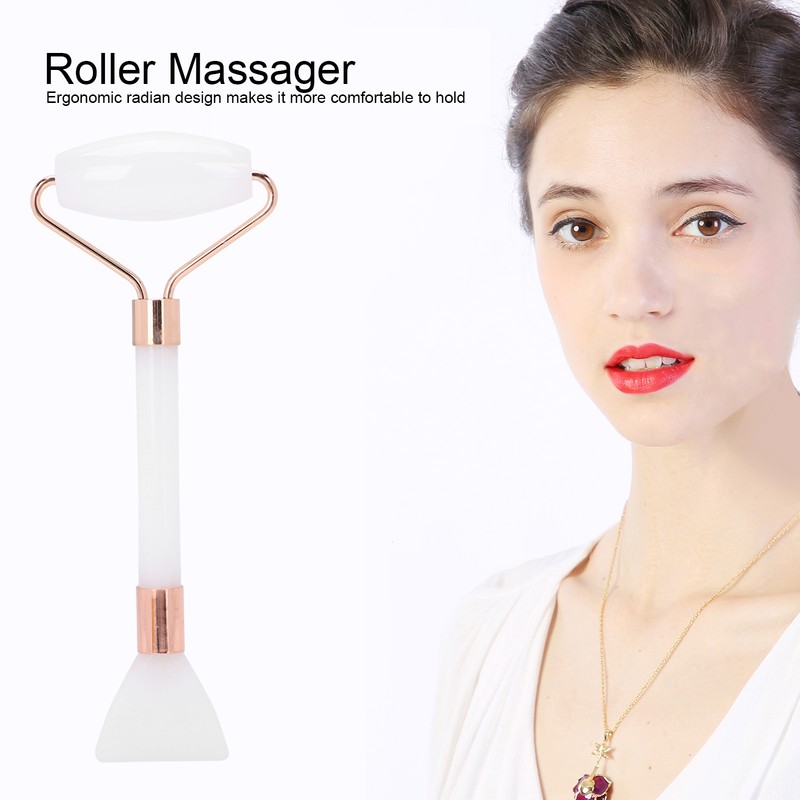 Face Roller Massager Dual Head SkinFriendly Face Scraping Guasha Roller