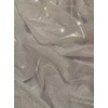 57 inch White/Silver Foil Power Mesh Fabric by The Yard