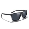 MERRY'S Rectangular Polarized Sports Sunglasses for Men Women Cycling Driving
