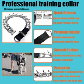 Dog Collar with Metal buckle for Small Medium and Large Dogs