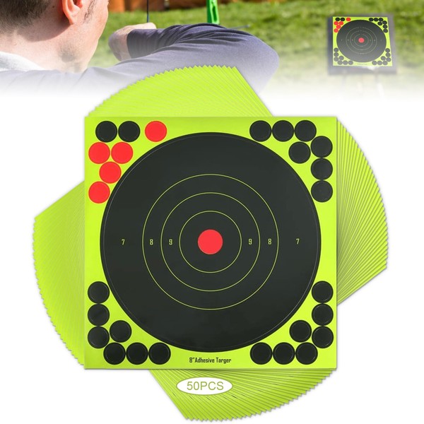 50 Targets Air Rifle 8" x 8" / 8in Archery