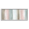 Stupell Industries Blurred Striped Shape Abstraction Soft Pastel Pink Green,