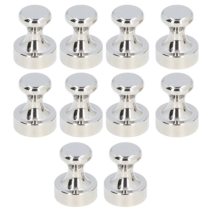 10PCS Magnetic Push Pins Multifunctional Strong Magnet Metal Thumbtacks for