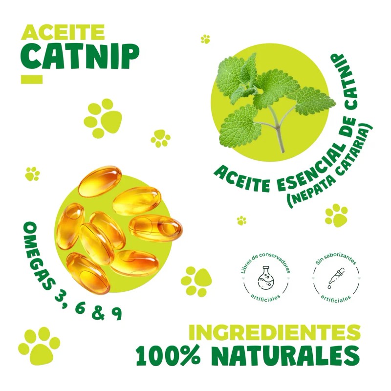 Aceite Relajante Catnip Para Gatos Apoyo Estrés Y Ansiedad
